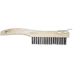 Allway  1-1/16 in. W x 10.75 in. L Carbon Steel  Wire Brush with Scraper 