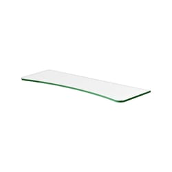 Dolle 0.31 in. H X 23.6 in. W X 7.9 in. D Clear Glass Shelf Board