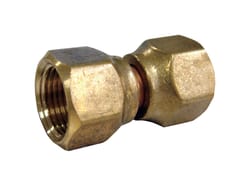 JMF Company 5/8 in. Flare X 5/8 in. D Flare Brass Swivel Connector