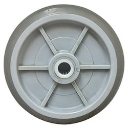 The Fairbanks Company 8 in. D 500 lb. cap. Centered Wheel Thermoplastic Rubber 1 pk