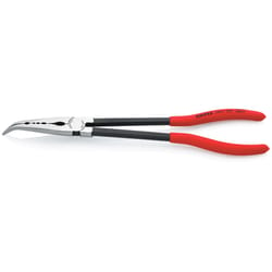 Knipex 11 in. Steel Curved Needle Nose Pliers
