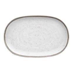 Tarhong Gray/White Melamine Kiln Platter 1 each