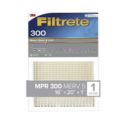 Filtrete 16 in. W X 20 in. H X 1 in. D 5 MERV Pleated Filter Dust 1 pk