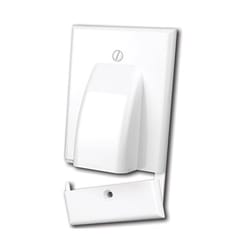 Monster Just Hook It Up White 1 gang Plastic Home Theater Wall Plate 1 pk