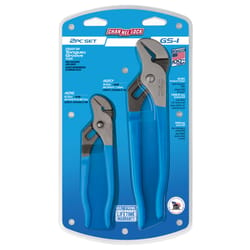 Channellock 2 pc Carbon Steel Straight Jaw Tongue and Groove Pliers Set