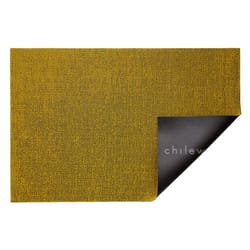 Chilewich 36 in. W X 60 in. L Yellow Solid Vinyl Floor Mat