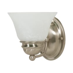 Nuvo 1-Light Brushed Nickel Silver Wall Sconce