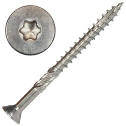 Screw Products AXIS No. 10 X 2-1/2 in. L Star Stainless Steel Coarse Wood Screws 70 pk