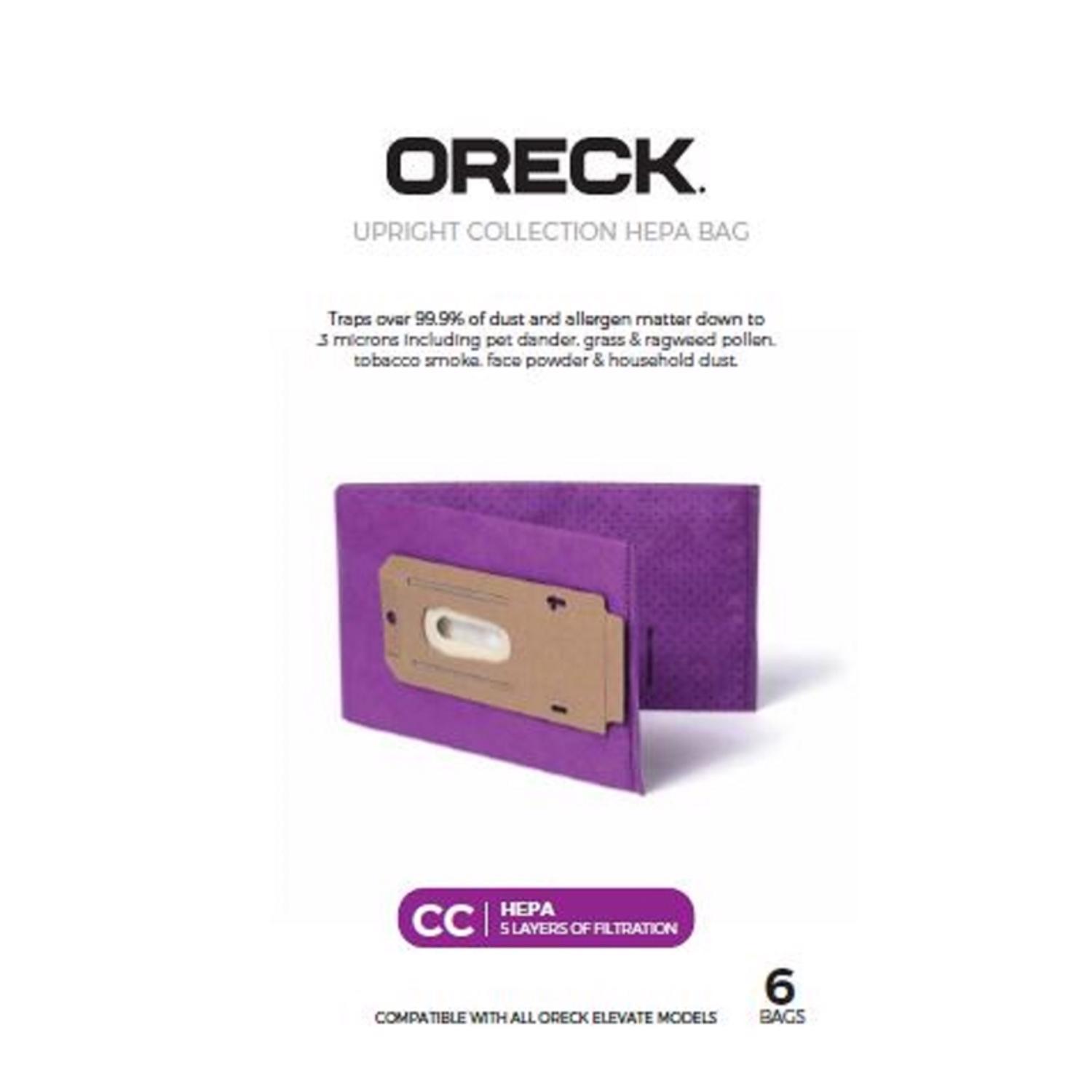 Oreck SaniSeal Vacuum Bag For Oreck Elevate Upright Vacuums with Docking System 6 pk Sansujyuku sansujyuku.com