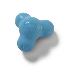 West Paw Zogoflex Blue Plastic Tux Dog Treat Toy/Dispenser Small 1 pk