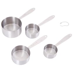 Farberware Stainless Steel Silver Measuring Cup Set