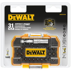 DeWalt Impact Ready 1 in. L Screwdriver Bit Set 31 pc