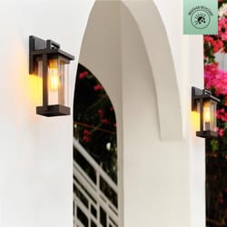 Globe Electric 1-Light Matte Black Wall Sconce