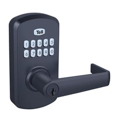 Tell Manufacturing Matte Black Steel Electronic Keypad Entry Lock