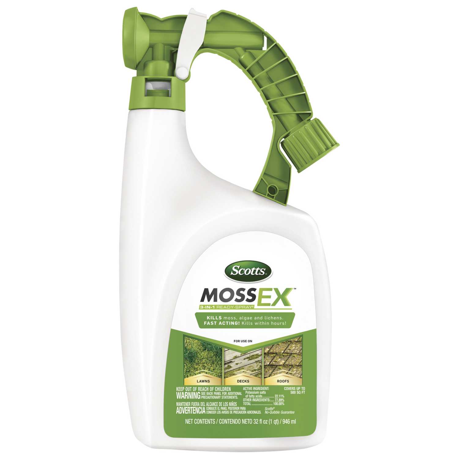 Scotts 3-in-1 RTS Hose-End Concentrate Moss Control 32 oz ...