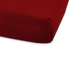 Jordan Manufacturing Red Polyester Chaise Cushion 4 in. H X 22 in. W X 72 in. L