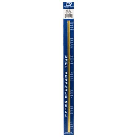 K&S 3/8 in. D X 12 in. L Round Brass Tube 1 pk - Ace Hardware