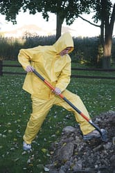 Boulder Creek Yellow Vinyl Rain Suit Large