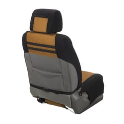 Carhartt Black/Brown Universal Fitted Duck Bucket Seat Cover 1 pk