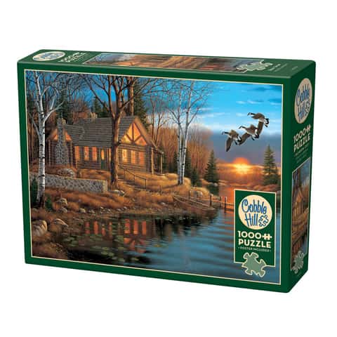Cobble Hill Let's Go Fishing Jigsaw Puzzle Cardboard 500 pc - Ace