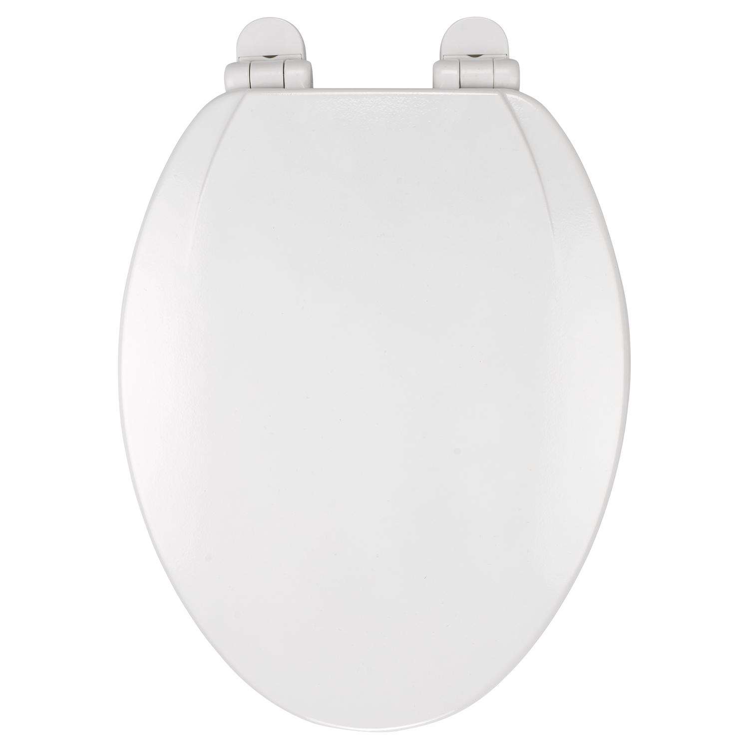 Croydex Slow Close Elongated White Molded Wood Toilet Seat Ace Hardware