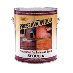 Preserva Wood Transparent Sequoia Oil-Based Oil Penetrating Wood Stain/Sealer 1 gal