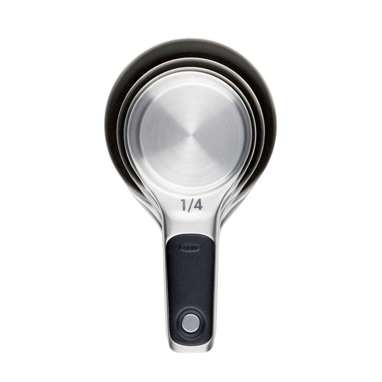  OXO Good Grips 4 Piece Stainless Steel Measuring Cups with  Magnetic Snaps: Home & Kitchen