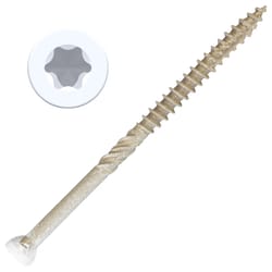 Screw Products EPIC No. 9 X 3 in. L Star White Deep Trim Screws 82 pk