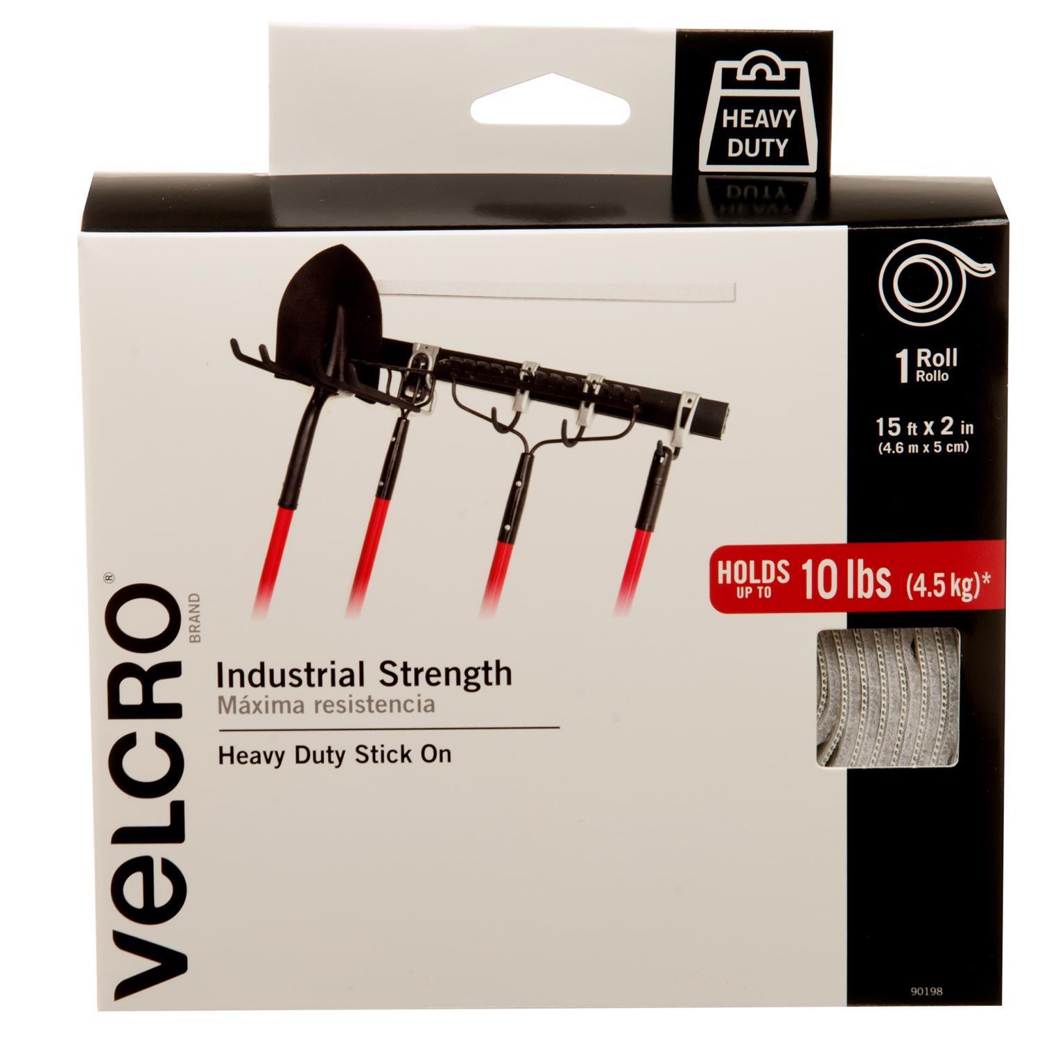 (used)velcro brand industrial strength large nylon hook and loop fastener 180 in. l 1 pk
