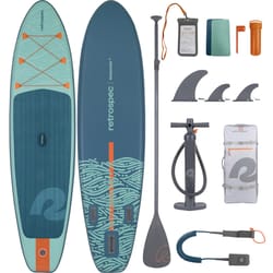 Retrospec Weekender 2 PVC Inflatable Seafoam Green Paddleboard 6  H X 32  W X 126  L