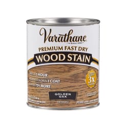 Varathane Semi-Transparent Golden Oak Oil-Based Urethane Modified Alkyd Fast Dry Wood Stain 1 qt