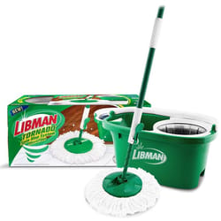 Libman Tornado 14 in. W Spin Mop with Bucket