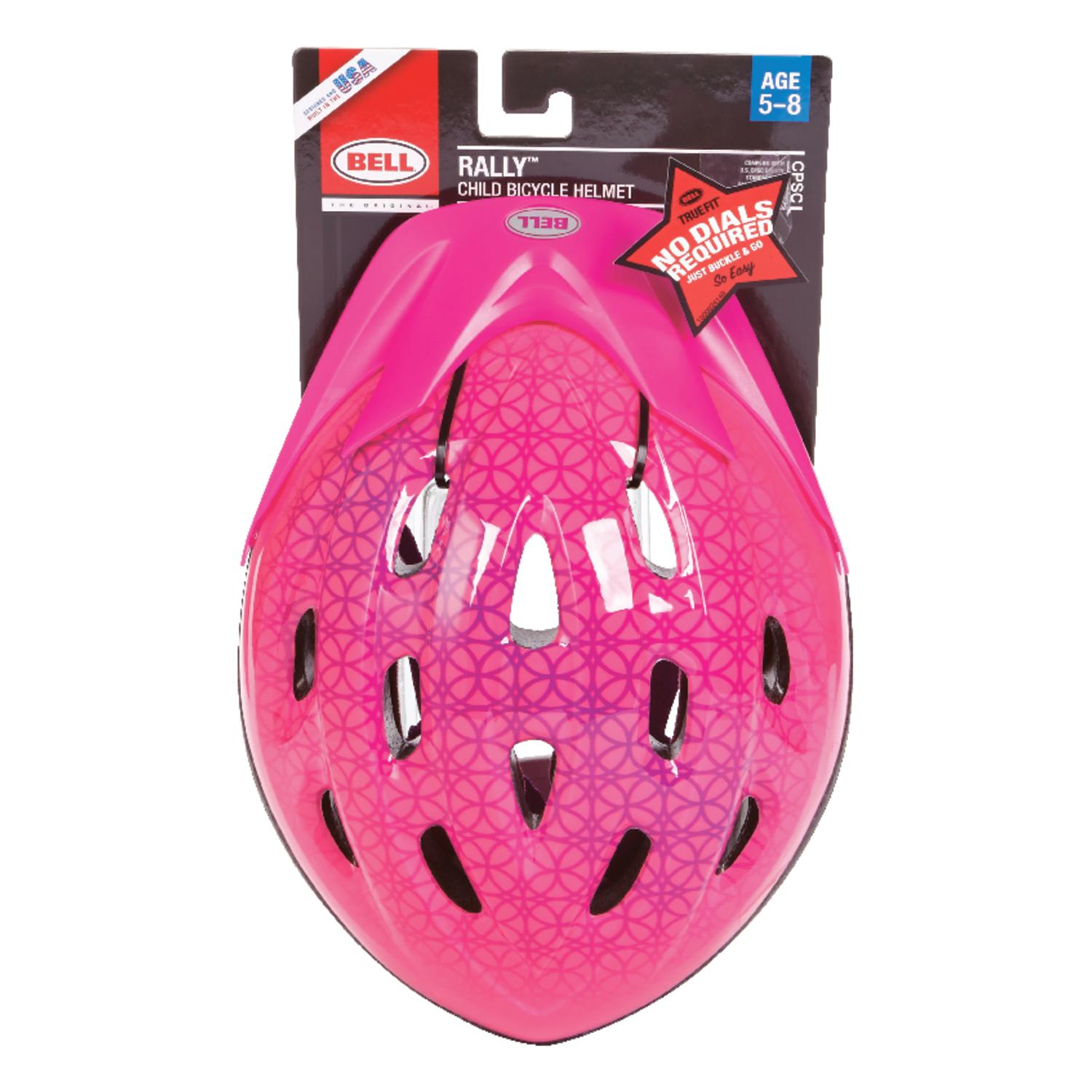 Bell 7063276 Sports Rally Child Bike Helmet Pink Prismatic