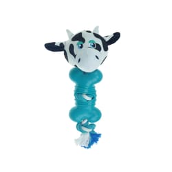 Boss Pet Pet Park Blvd Multicolored Ropers Cow Dog Toy 1 pk