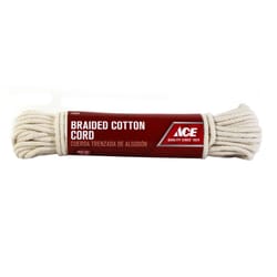 Ace 9/64 in. D X 48 ft. L Natural Braided Cotton Cord