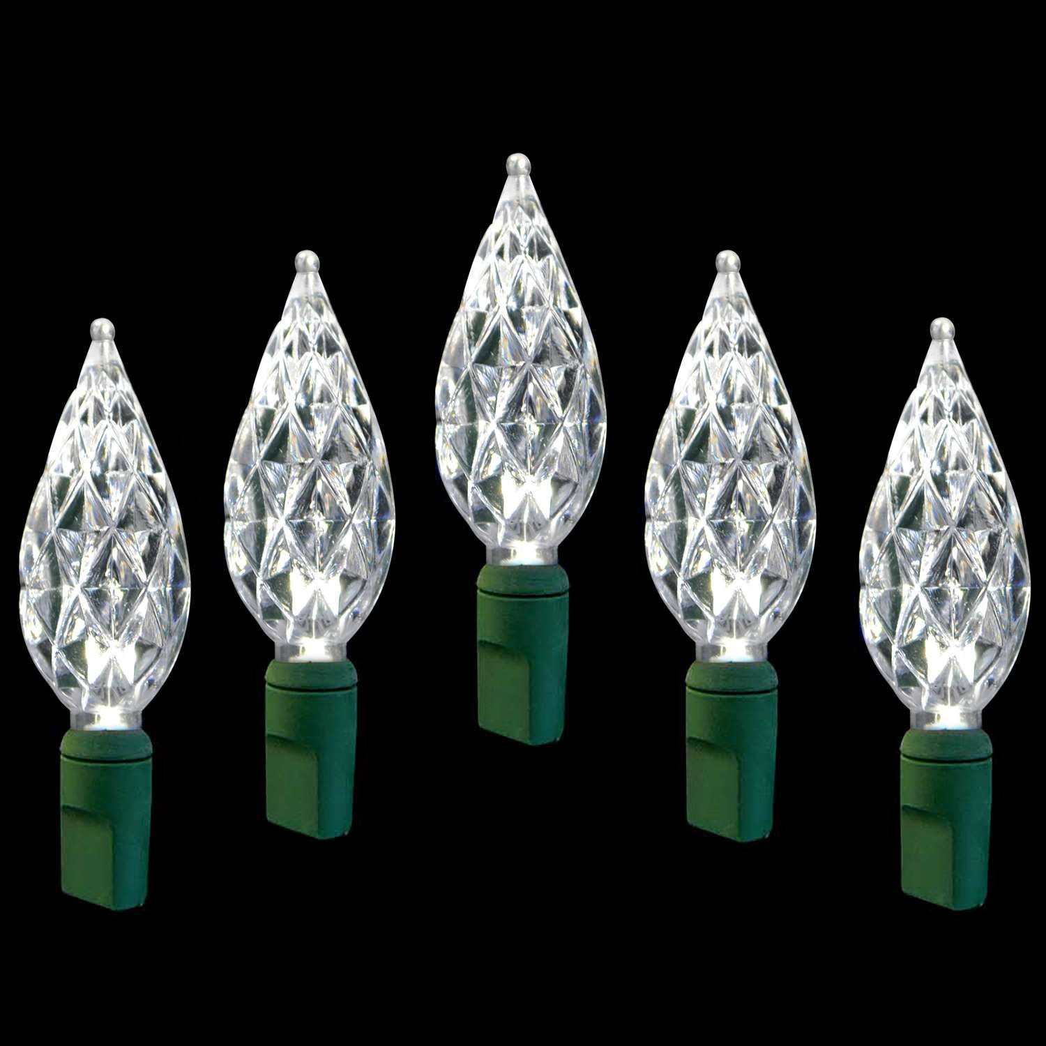 Holiday Bright Lights LED Mini Pure White 50 ct Christmas Lights Ace