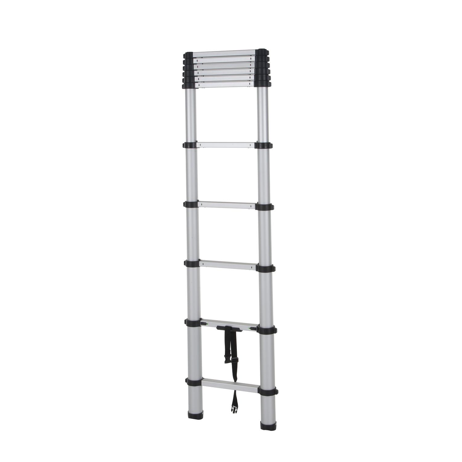 Cosco 14 ft. H Aluminum Telescoping Extension Ladder Type IA 300 lb. capacity Sansujyuku sansujyuku.com