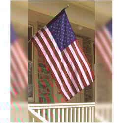 Valley Forge American Flag Set 2.5 in. H X 4 ft. W