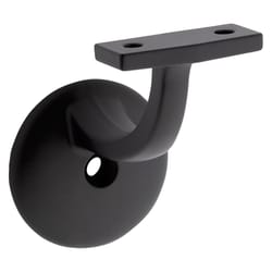 National Hardware Black Zinc Die-Cast Handrail Bracket