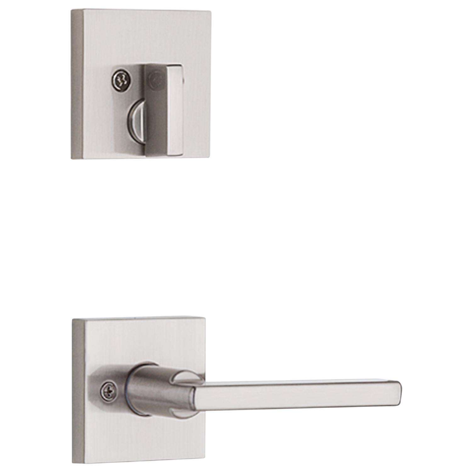 Kwikset Vancouver Satin Nickel Entry Handleset 13/4 in. Ace Hardware