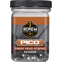 Screw Products PICO No. 8 X 1-5/8 in. L Star White Reverse Wood Screws 206 pk