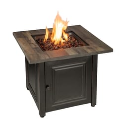 Endless Summer Burlington 30 in. W Steel Burlington Square Propane Fire Table