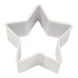 R&M International Corp 2 in. W X 2 in. L Mini Star Cookie Cutter White 1 pc