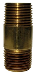 JMF Company 3/4 in. MPT Brass Nipple 3-1/2 in. L