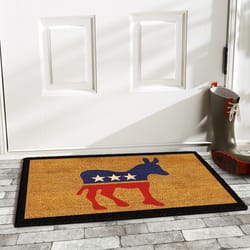 Home & More 1.42 ft. W X 2.42 ft. L Multi-color Donkey Coir Door Mat