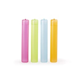 Kikkerland Assorted Plastic Reusable Ice Sticks