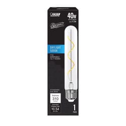 Feit T10 E26 (Medium) Filament LED Bulb Daylight 40 Watt Equivalence 1 pk