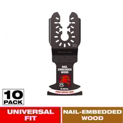 Diablo Demo Demon 1-3/4 in. W Bi-Metal Curved Oscillating Blade Nail-Embedded Wood 10 pk