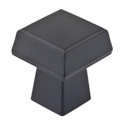 Richelieu Contemporary Square Cabinet Knob 5/8 in. D 1-3/16 in. Matte 1 pk