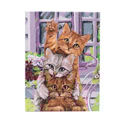 Crystal Art Paint by Numbers Kit Multicolored 8 pc